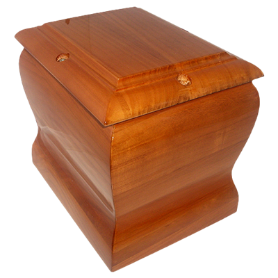 Oak Wood Cinerary Casket Urns
