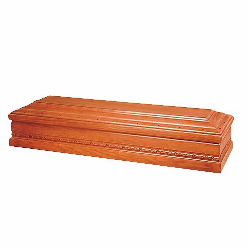 Italian Adult Oak Wood Coffin