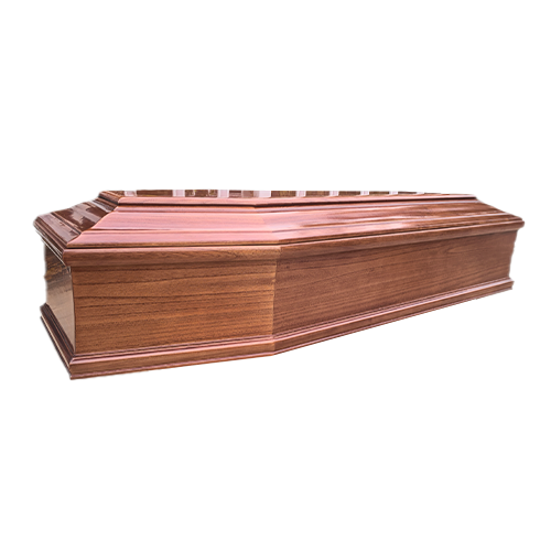 Spanish Style Adult Poplar Wood Coffin