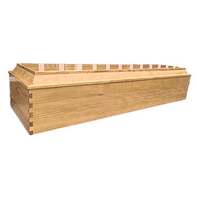 Belgian Style Wooden Cremation Coffin