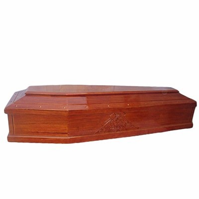 Italian Style Oversize Oak Wood Coffin