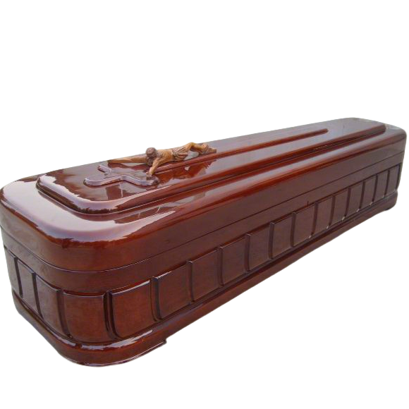 Spanish Paulownia Casket with Crucifix